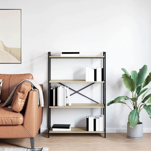 Könyvszekrény sonoma tölgy 80 x 30 x 118 cm Faanyag