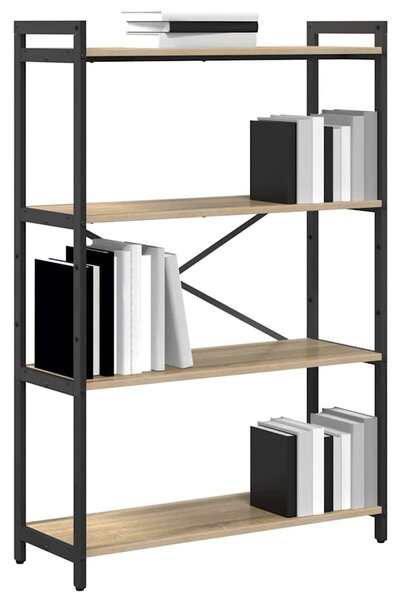 Könyvszekrény sonoma tölgy 80 x 30 x 118 cm Faanyag