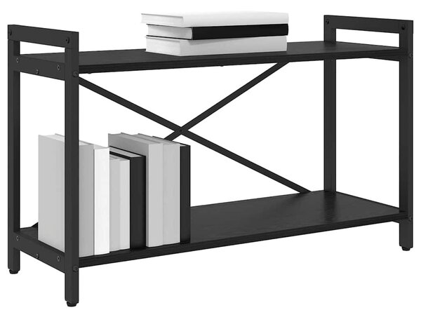 Könyvespolc Fekete tölgy 80 x 30 x 50 cm Faanyag
