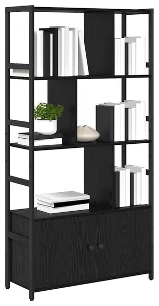 Könyvespolc Musta tammi 80 x 30 x 155.5 cm Faanyag