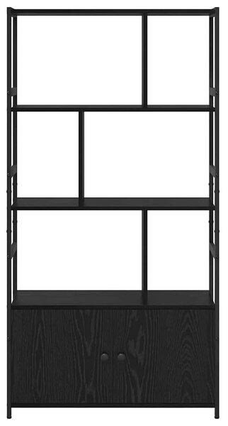 Könyvespolc Musta tammi 80 x 30 x 155.5 cm Faanyag