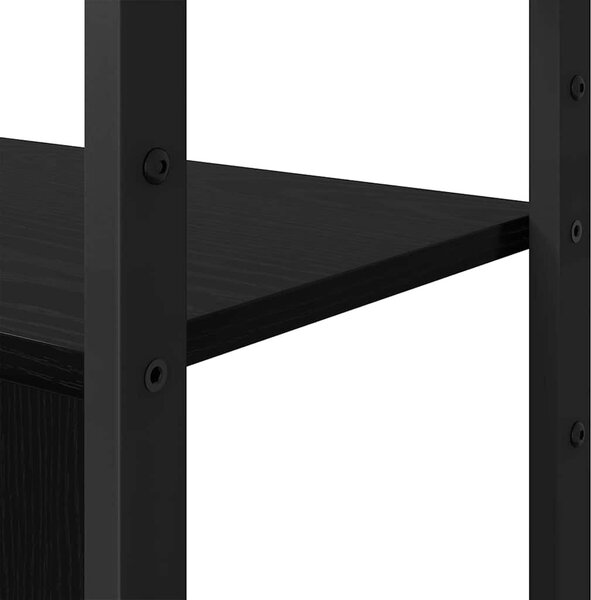 Könyvespolc Musta tammi 80 x 30 x 155.5 cm Faanyag