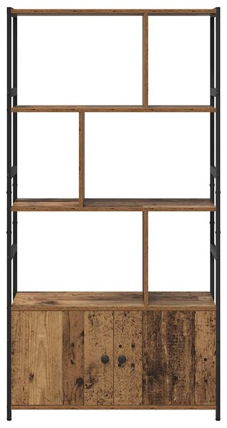 Könyvespolc Régi fa 80 x 30 x 155.5 cm Faanyag