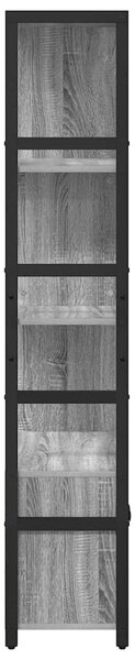 Könyvespolc Szürke sonoma 80 x 30 x 155.5 cm Faanyag