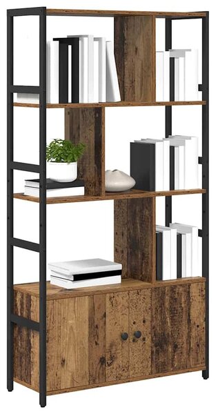 Könyvespolc Régi fa 80 x 30 x 155.5 cm Faanyag