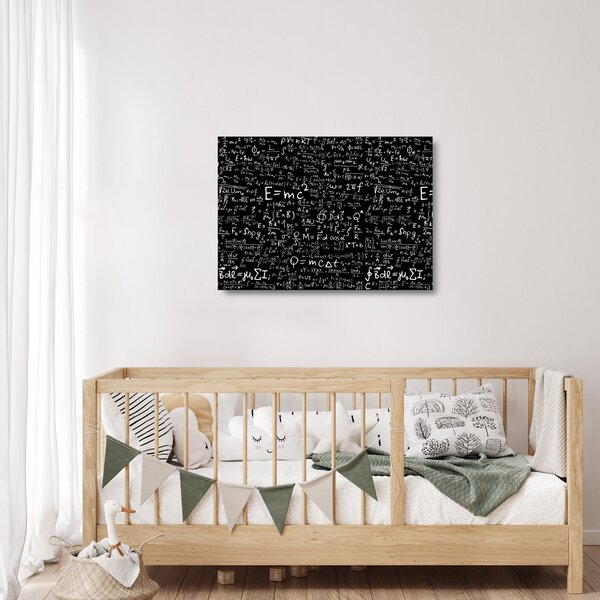 Kép - Matematika (üvegen) (70x50 cm)
