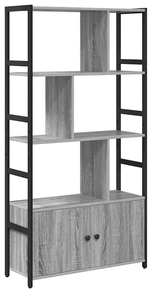 Könyvespolc Szürke sonoma 80 x 30 x 155.5 cm Faanyag