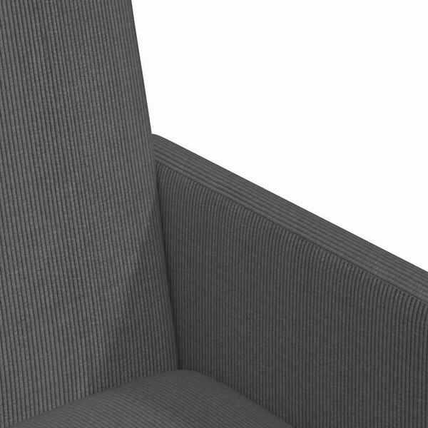 Kerekes Étkező Székek 2 pcs Sötétszürke 57 x 66 x 94 cm