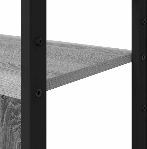 Könyvespolc Szürke sonoma 80 x 30 x 155.5 cm Faanyag