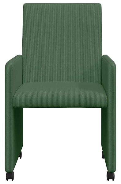 Kerekes Étkező Székek 2 pcs Szürke zöld 57 x 66 x 94 cm