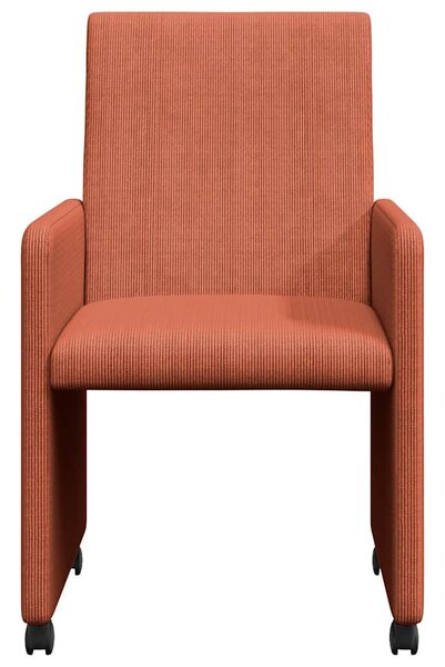Kerekes Étkező Székek 2 pcs Piros narancs 57 x 66 x 94 cm