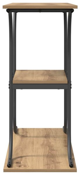 Konzolasztal kézműves tölgy 101 x 35 x 80.5 cm Faanyag