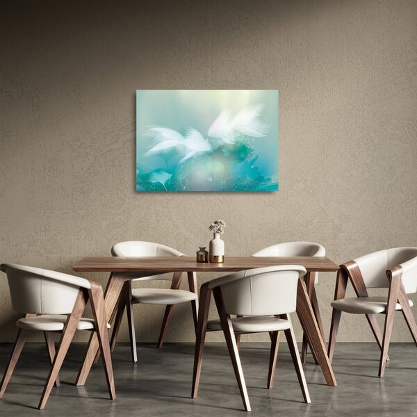Kép - hal (üvegen) (70x50 cm)