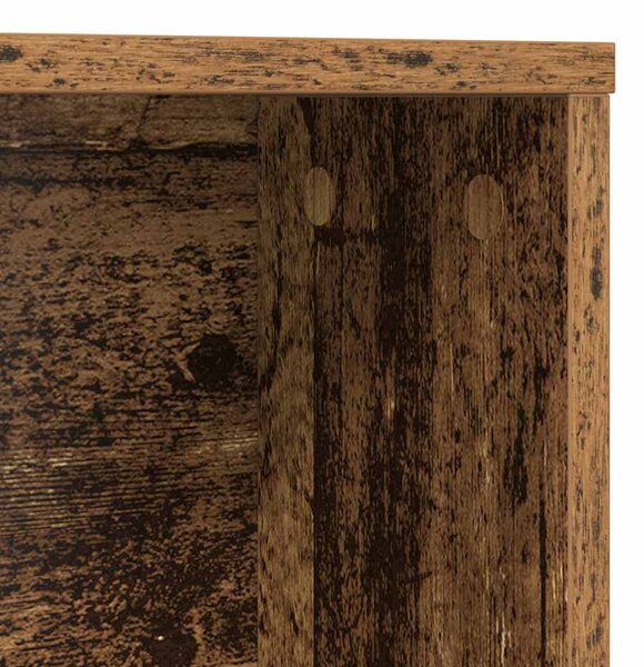 Asztal polcokkal tárolóval Régi fa 91 x 50 x 149 cm Faanyag