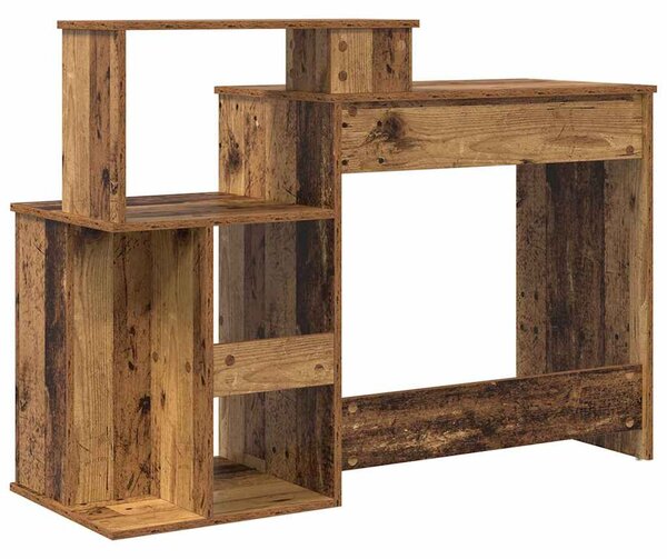 Íróasztal tárolóval Öreg fa 120.5 x 44 x 88.5 cm Faanyag
