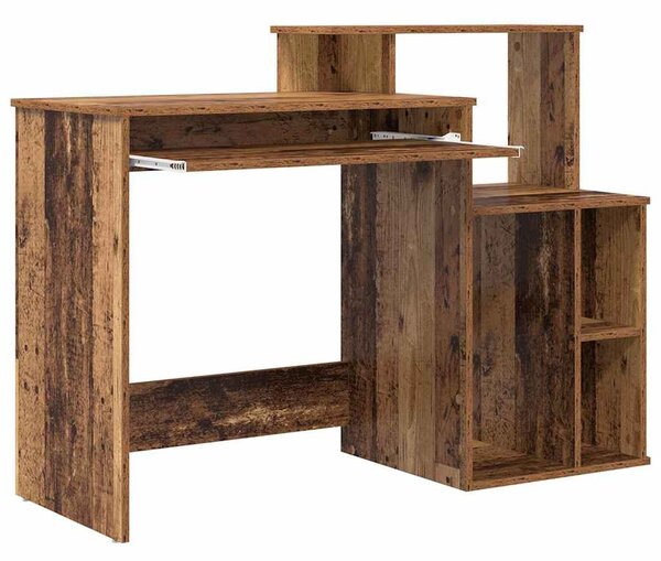 Íróasztal tárolóval Öreg fa 120.5 x 44 x 88.5 cm Faanyag