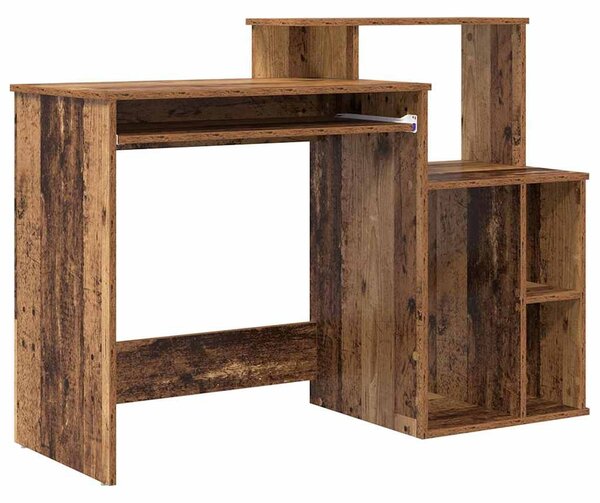 Íróasztal tárolóval Öreg fa 120.5 x 44 x 88.5 cm Faanyag
