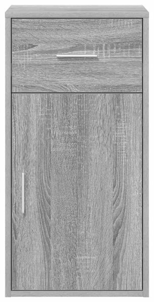 Oldalszekrény fiókkal Szürke sonoma 38 x 34,5 x 75 cm Faanyag