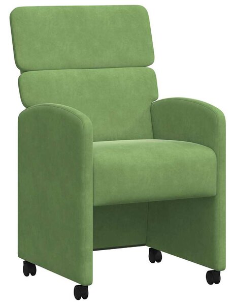 Kerekes Étkező Székek 2 pcs Világos zöld 58 x 65 x 98 cm