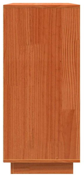 Széf fiókkal Barna 111 x 34 x 75 cm Tömör fenyőfa