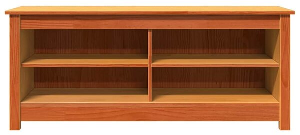 Tárolópad Faggyú barna 110 x 38 x 45,5 cm Tömör fenyőfa