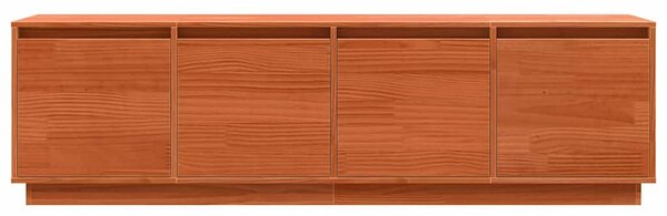 TV szekrény Barna 156 x 37 x 45 cm Tömör fenyőfa