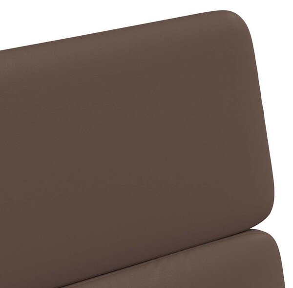 Kerekes Étkező Székek 2 pcs Barna 58 x 65 x 98 cm Műbőr