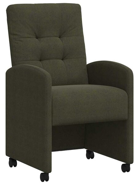 Kerekes Étkező Székek 2 pcs Katonai zöld 58 x 67 x 97 cm