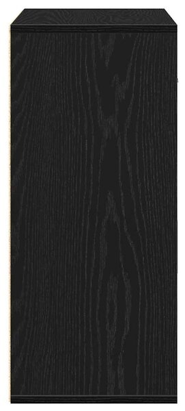 Széf fiókkal Musta tammi 60 x 31 x 70 cm Faanyag