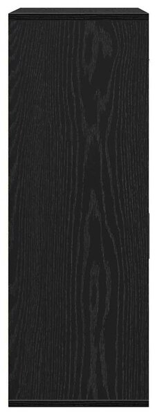 Széf fiókkal Musta tammi 79 x 38 x 80 cm Faanyag