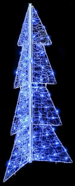 Karácsonyfa 100 LED Kék 120 cm Akril