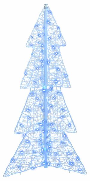 Karácsonyfa 100 LED Kék 120 cm Akril