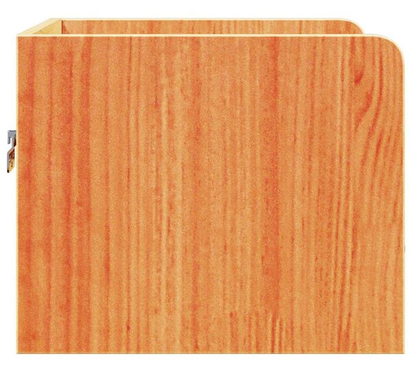 Éjjeli asztal 2 pcs Viaszbarna 38 x 36 x 29.5 cm Tömör fenyőfa
