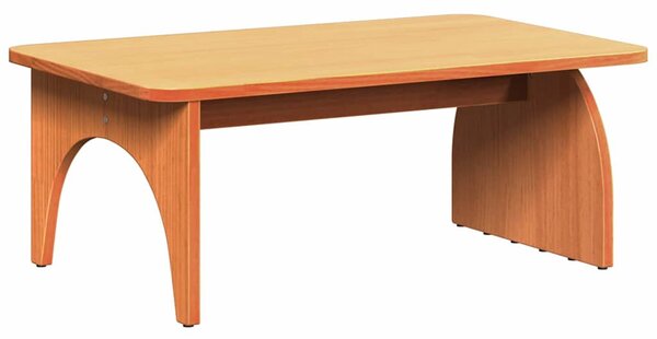 Dohányzóasztal Faggyú barna 80 x 50 x 31 cm Tömör fenyőfa