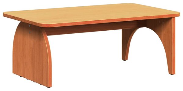 Dohányzóasztal Faggyú barna 80 x 50 x 31 cm Tömör fenyőfa