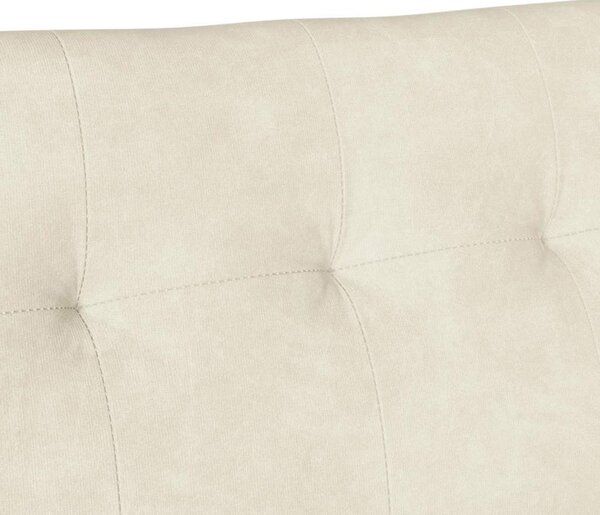 Chesterfield Pad Krém 112 x 65,5 x 75 cm Bársony