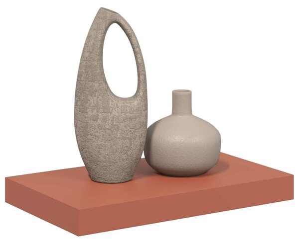 Falpolc Falra szerelhető Piros 40 x 23,5 x 4 cm Faanyag