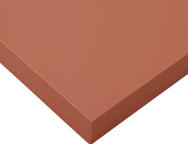 Falpolc Falra szerelhető 4 pcs Piros 23 x 23,5 x 4 cm Faanyag