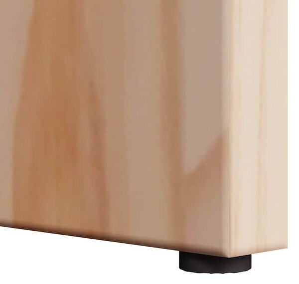 Oldal asztal Természetes 50 x 40 x 50 cm Tömör fenyőfa