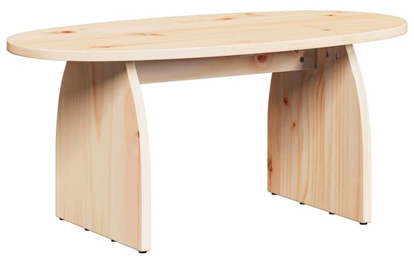 Dohányzóasztal Természetes 80 x 40 x 35 cm Tömör fenyőfa