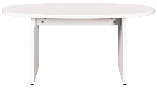 Dohányzóasztal Fehér 80 x 40 x 35 cm Tömör fenyőfa