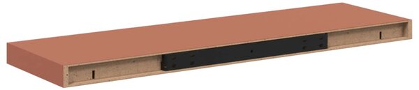 Falpolc Falra szerelhető Piros 80 x 23,5 x 4 cm Faanyag
