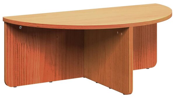 Dohányzóasztal 2 pcs Faggyú barna Tömör fenyőfa
