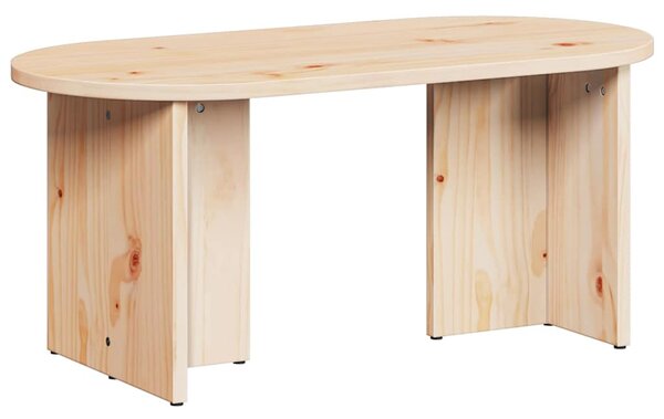 Dohányzóasztal Természetes 80 x 39.5 x 35 cm Tömör fenyőfa