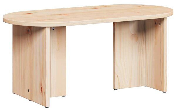 Dohányzóasztal Természetes 80 x 39.5 x 35 cm Tömör fenyőfa