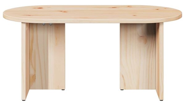 Dohányzóasztal Természetes 80 x 39.5 x 35 cm Tömör fenyőfa