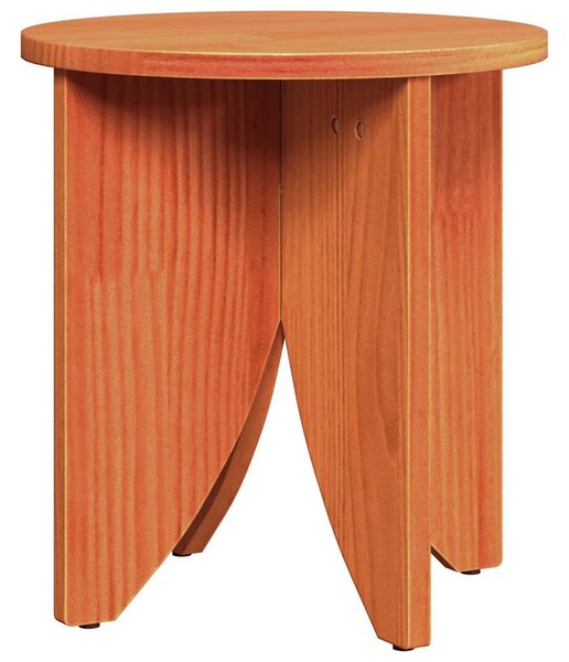 Dohányzóasztal 2 pcs Viaszbarna 41.5 x 41.5 x 44 cm