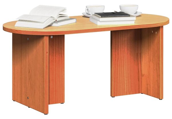 Dohányzóasztal Faggyú barna 80 x 39,5 x 35 cm Tömör fenyőfa