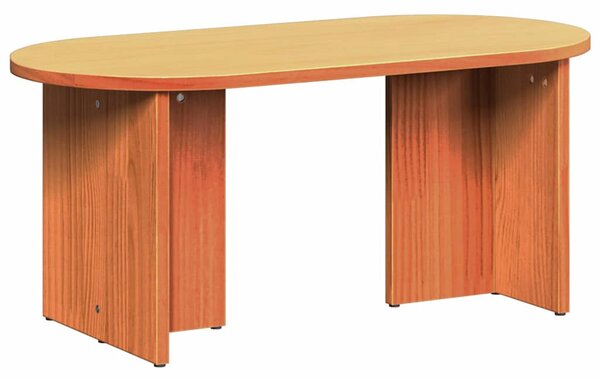 Dohányzóasztal Faggyú barna 80 x 39,5 x 35 cm Tömör fenyőfa