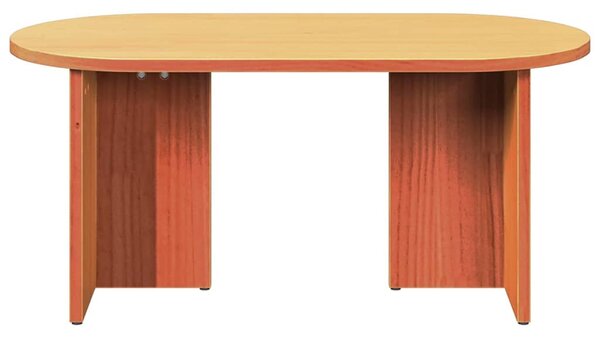 Dohányzóasztal Faggyú barna 80 x 39,5 x 35 cm Tömör fenyőfa